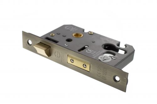 Click Here To Enlarge This Photo Of Atlantic - ALKSASHE3MAB Euro Profile Mortice Sashlock &lbrack;CE&rsqb; 3" - Matt Antique Brass