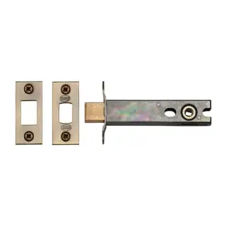 YKBDB4N-AT M&period;Marcus York Architectural Tubular Bathroom Deadbolt 4" Antique Brass Finish