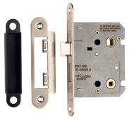 BAE5030SN&sol;R - Carlisle Brass Eurospec Easi-T Bathroom Lock 3" Residential &lpar;Radius&rpar; Satin Nickel