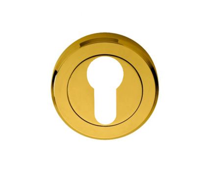Click Here To Enlarge This Photo Of SZM001PVD - Carlisle Brass Serozzetta Euro Profile Escutcheon &lpar;Concealed Fix&rpar; PVD Stainless Brass