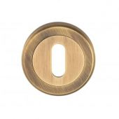 SZM003AB - Carlisle Brass Serozzetta Standard Key Escutcheon &lpar;Concealed Fix&rpar; Antique Brass