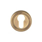 SZM001AB - Carlisle Brass Serozzetta Euro Profile Escutcheon &lpar;Concealed Fix&rpar; Antique Brass
