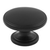 FTD524MB - Carlisle Brass Fingertip Design Oxford Knob 38mm Matt Black