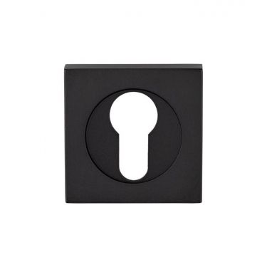 Click Here To Enlarge This Photo Of SZM001SQMB - Carlisle Brass Serozzetta Square Euro Profile Escutcheon &lpar;Concealed Fix&rpar; Matt Black