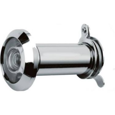 Click Here To Enlarge This Photo Of AA77SC - Carlisle Brass Door Viewer 180 Degrees Glass Lens Satin Chrome