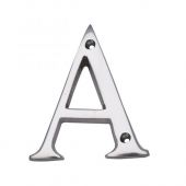 NACP - Carlisle Brass Letter Face Fix &lpar;A&rpar; 53mm Polished Chrome
