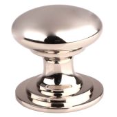 M47BPN - Carlisle Brass Fingertip Design Victorian Knob 32mm Polished Nickel