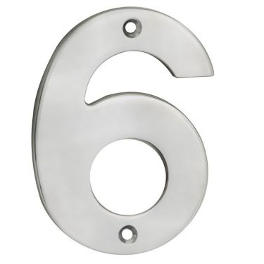 Click Here To Enlarge This Photo Of NUM10106&sol;9SSS - Carlisle Brass Eurospec Number 6&sol;9 100mm Satin Stainless Steel