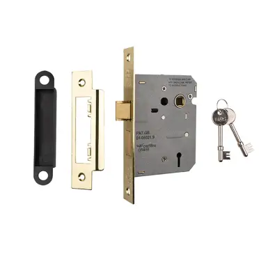 Click Here To Enlarge This Photo Of LSE5325EB - Carlisle Brass Eurospec 3 Lever Sashlock - Economy 64mm Electro Brass