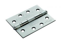 SCH14325&sol;13SSS - Carlisle Brass Eurospec 102mm x 76mm x 2&period;5mm Grade 13 Slimline Hinge - Satin Stainless Steel