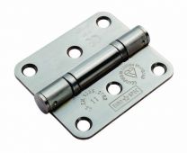 HIN13225&sol;11SSS&sol;R - Carlisle Brass Eurospec 76mm x 67mm x 2&period;5mm Grade 11 Ball Bearing Hinges &lpar;Radius&rpar; Satin Stainless Steel