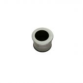 ART56SN - Carlisle Brass Manital &lpar;Round&rpar; Flush Finger Pull 25 x 23mm Satin Nickel