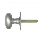 AA33SC - Carlisle Brass Thumbturn to suit Rackbolt &lpar;Oval&rpar; Hardened Steel Spline Spindle Satin Chrome