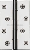 HG99-130-PC Heritage Brass Hinge Brass 4" x 2 &frac38;" Polished Chrome Finish