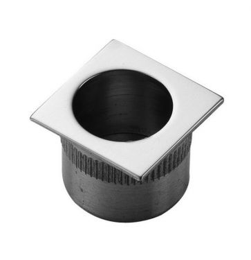 Click Here To Enlarge This Photo Of ART56QCP - Carlisle Brass Manital &lpar;Square&rpar; Flush Finger Pull 27 x 27mm Polished Chrome