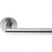 CSL1192BSS - Carlisle Brass Eurospec 19mm Mitred Lever on Round Rose &lpar;G304&rpar; Polished Stainless Steel