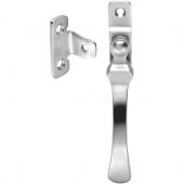 V1005SC - Carlisle Brass Victorian Casement Fastener &lpar;Wedge Pattern&rpar; Satin Chrome
