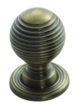 Click Here To Enlarge This Photo Of M1005FB - Carlisle Brass Fingertip Design Queen Anne Knob 35mm Florentine Bronze