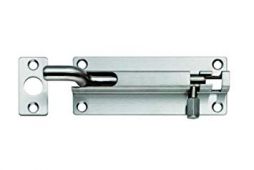 BBT1200CR&sol;BSS - Carlisle Brass Eurospec 200 x 38mm Cranked Barrel Bolt Bright Stainless Steel