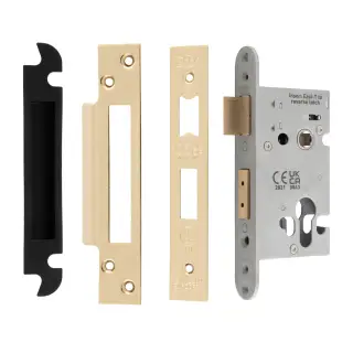 ESS5025PVD - Carlisle Brass Eurospec Easi-T 64mm Euro Profile Sashlock PVD Stainless Brass