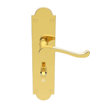 Click Here To Enlarge This Photo Of CBS68WC - Carlisle Brass Victorian Shaped Scroll Lever Bathroom Furniture &lpar;Contract Range&rpar; Polished Brass