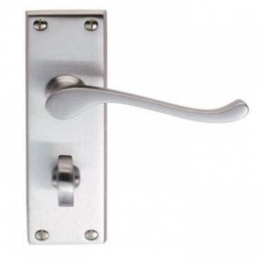 Click Here To Enlarge This Photo Of CBS55WCSC - Carlisle Brass Victorian Lever Privacy Furniture &lpar;Contract Range&rpar; Satin Chrome