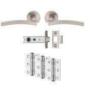 UDP009SN&sol;INTB - Carlisle Brass 'Tavira' Ultimate Door Pack - Satin Nickel