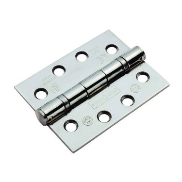 Click Here To Enlarge This Photo Of CEN1433&sol;13BSS - Carlisle Brass Eurospec 102mm x 76mm x 3mm Grade 13 &lpar;316 Stainless Steel&rpar; Ball Bearing Hinges Polished Stainless Steel