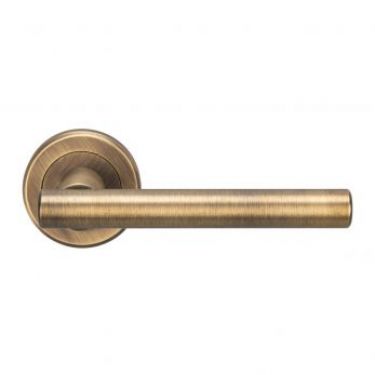 Click Here To Enlarge This Photo Of ZIN3121AB - Carlisle Brass Serozzetta 'Philadelphia' Lever on Rose Antique Brass