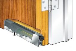 ES1205 - Carlisle Brass Eurospec Aluminium Mortice Drop Down Seal 830mm &lpar;37dB Rw&rpar;