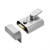 RCN8240SC - Carlisle Brass Eurospec Rim Cylinder Nightlatch 40mm c&sol;w Cylinder Satin Chrome