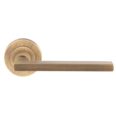 Click Here To Enlarge This Photo Of EUL030AB - Carlisle Brass 'Trentino' Lever on Rose Antique Brass
