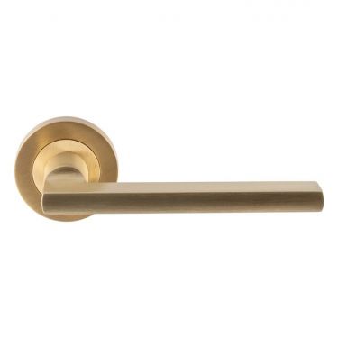 Click Here To Enlarge This Photo Of EUL030SB - Carlisle Brass 'Trentino' Lever on Rose Satin Brass