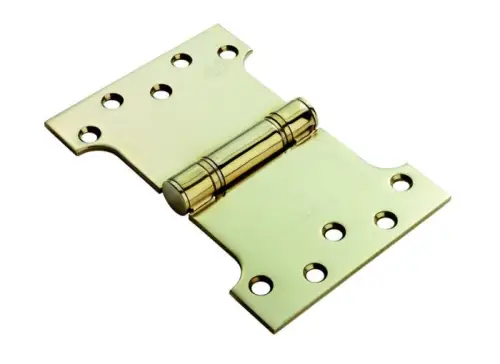 Click Here To Enlarge This Photo Of H2N1424PVD - Carlisle Brass Eurospec 102mm x 102mm x 3mm Parliament Hinges c&sol;w Screws PVD Stainless Brass