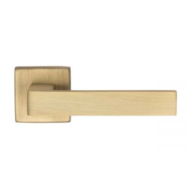 Click Here To Enlarge This Photo Of TC5AB - Carlisle Brass Manital 'Techna' Lever on Square Rose Antique Brass