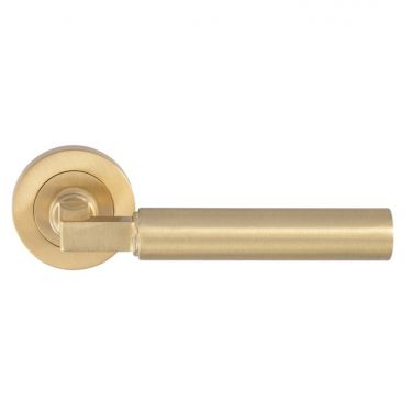Click Here To Enlarge This Photo Of EUL040SB - Carlisle Brass 'Amiata' Lever on Rose Satin Brass