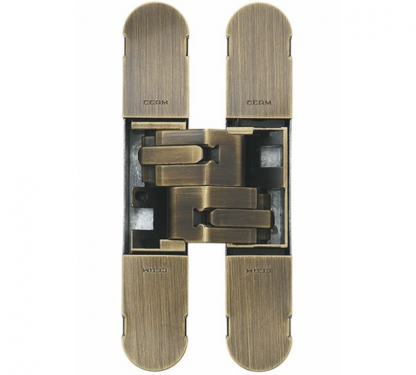 Click Here To Enlarge This Photo Of CI001131BRS00 - Carlisle Brass CEAM 1131 3D Concealed Hinge 160 x 32mm &lpar;Max 80kg per 2 hinges&comma; 120kg per 3 hinges&rpar; Antique Satin Bronze