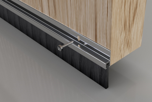 Click Here To Enlarge This Photo Of Stormguard Heavy Duty Brush Door Seal 914mm Aluminium &lpar;02SR0190914A&rpar;