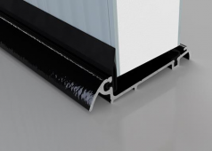 Stormguard Slimline Wide &lpar;54mm Thick Doors&rpar; Inward Opening Threshold 914mm Black &lpar;04SR2180914BL&rpar;