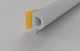 Stormguard EPDM P Section Weatherstrip Draught Seal 5m White &lpar;05SR034005MW&rpar;