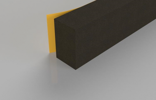 Click Here To Enlarge This Photo Of Stormguard Rubber Foam Weatherstrip 3&period;5m Brown &lpar;05SR0363&period;5MB&rpar;