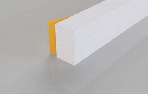 Click Here To Enlarge This Photo Of Stormguard Rubber Foam Weatherstrip 3&period;5m White &lpar;05SR0363&period;5MW&rpar;