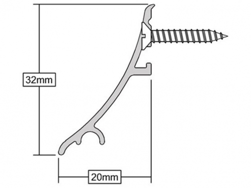 Click Here To Enlarge This Photo Of Stormguard 32mm Rain Deflector 914mm Gold &lpar;07SR0130914G&rpar;