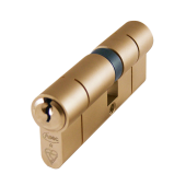 AS10019 - ASEC Kite British Standard 1 Star Kitemarked Euro Double Cylinder - 70mm 30&sol;40 &lpar;25&sol;10&sol;35&rpar; KD Polished Brass