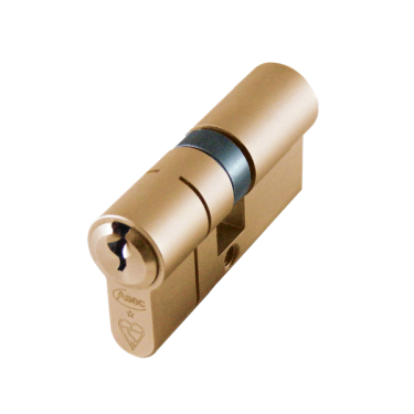 Click Here To Enlarge This Photo Of AS10149 - ASEC Kite British Standard 1 Star Kitemarked Euro Double Cylinder - 90mm 45&sol;45 &lpar;40&sol;10&sol;40&rpar; KD Satin Brass