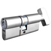AS11846 - ASEC Kite Elite 3 Star Snap Resistant Euro Key & Turn Cylinder - 80mm 45&sol;T35 &lpar;40&sol;10&sol;30T&rpar; KD Polished Chrome