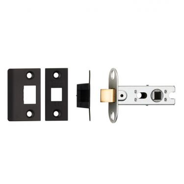 Click Here To Enlarge This Photo Of BTL25MB - Carlisle Brass Eurospec 64mm CE Tubular Mortice Latch &lpar;Square&rpar; Matt Black