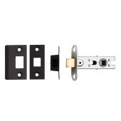BTL25MB - Carlisle Brass Eurospec 64mm CE Tubular Mortice Latch &lpar;Square&rpar; Matt Black