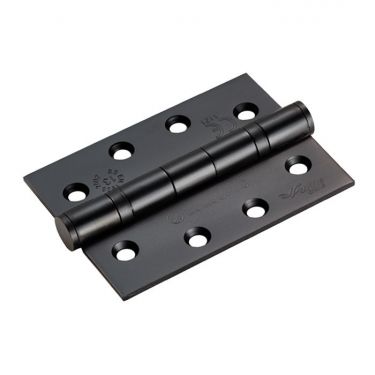 Click Here To Enlarge This Photo Of HIN1433P&sol;13MB - Carlisle Brass Eurospec 102mm x 76mm x 3mm CE Fire Rated Grade 13 Ball Bearing Hinges Matt Black