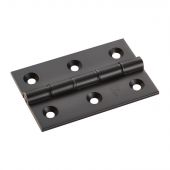 HDPBW21MB - Carlisle Brass Double Phosphor Bronze Washered Butt Hinges 76mm x 50mm x 2&period;5mm Matt Black